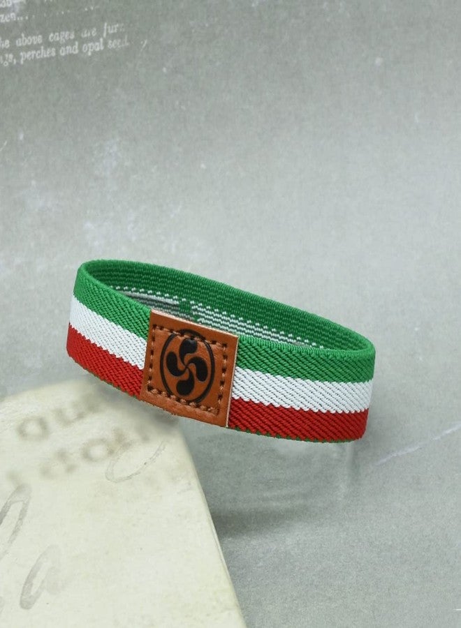 BDM Basque Country Bracelet, Basque Country Flag, Vasconia, Vitoria, San Sebastian, Embroidered HD of Interwoven Woven Fabric, Triskelion, Adjustable for Men and Women - Image 4