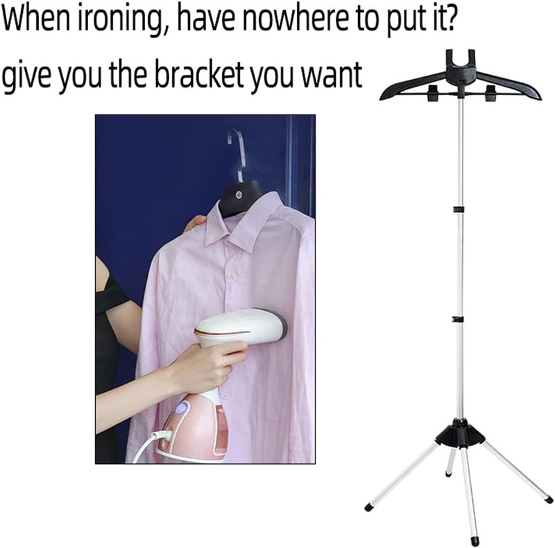 TONINT Garment hanger for steaming clothes,Steam rack for clothes,Handheld garment steamer rack,Clothes hanger for steam ironing,Steam stand clothes,Steamer pole,Steamer Hanger standing, steam iron stand - Image 3