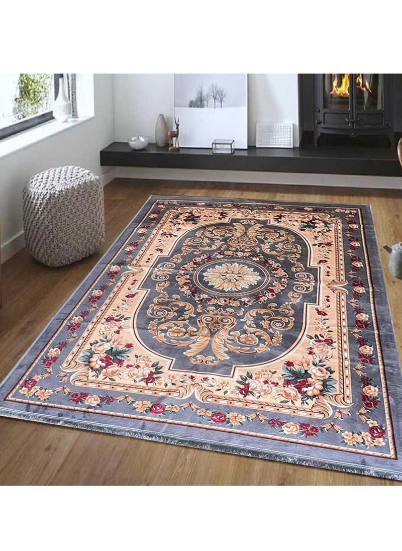 Stargold Interior Decoration Luxurious Indoor Home Floor Carpet Bedroom and Living Room Rug Anti Slip Floor Carpets 200x300 cm Polyester Rectangle 