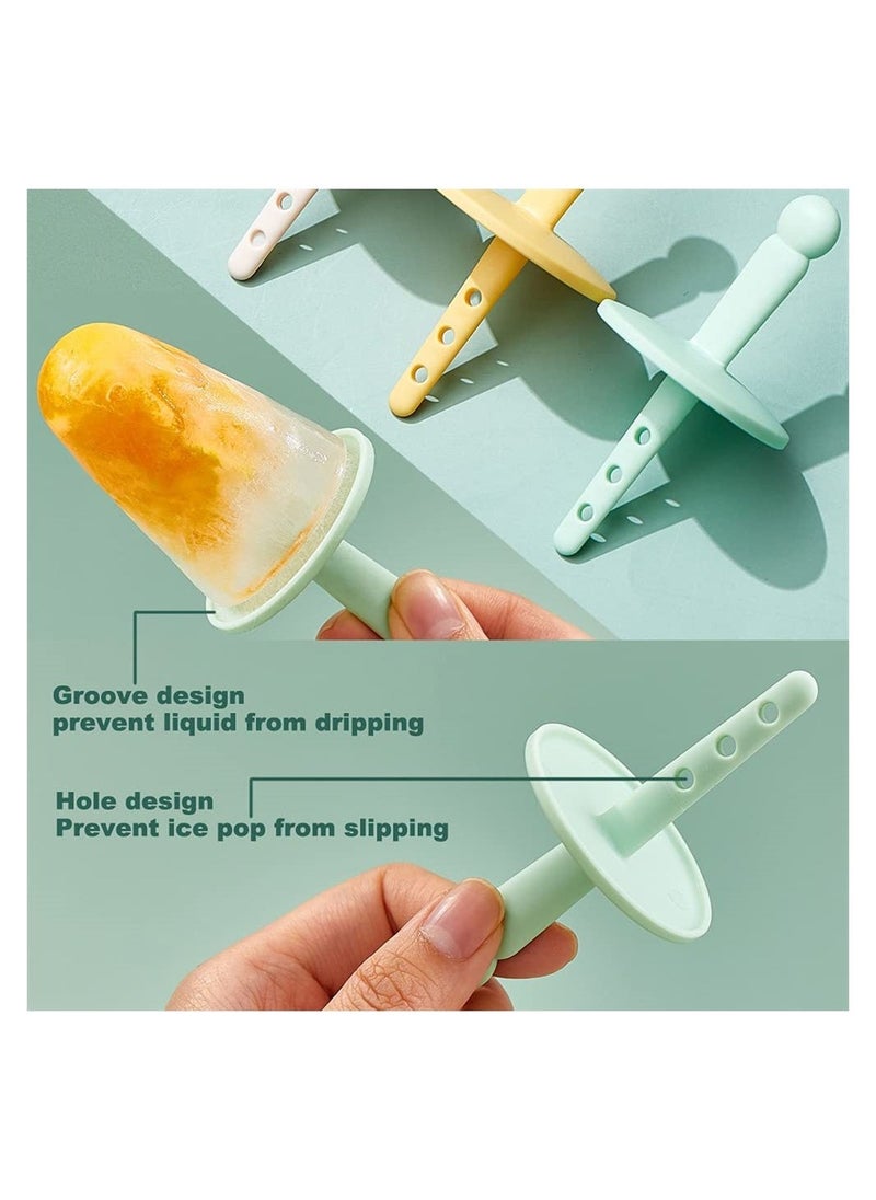 Excefore - Ice Cream Mold, Homemade Popsicle Mold for Kids, Small Resusable Silicone BPA-Free Ice Cream Maker DIY Teething Mini Popsicle for Toddlers and Babby - Image 1