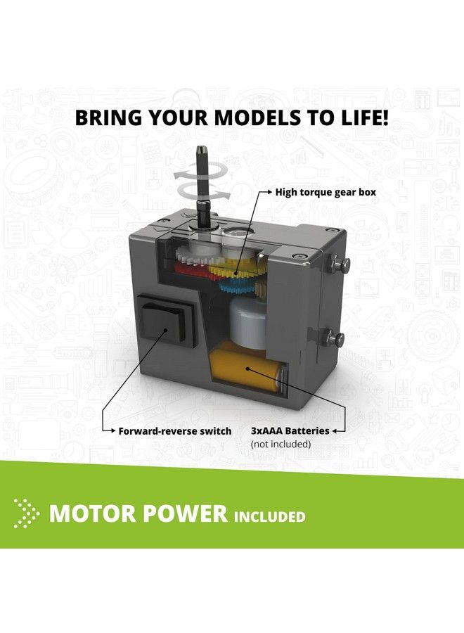 Engino Stem Toys Learning About Dinosaurs Educational Toys For Kids 9+ Stem Projects For Kids Gifts For Boys & Girls (5 Motorized Models) - Image 4