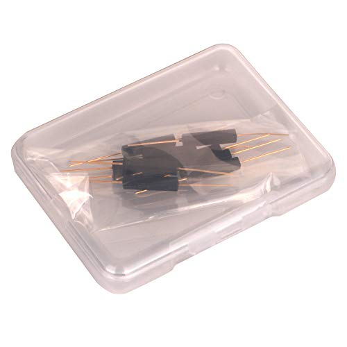 Gebildet 10pcs Plastic Reed Switch Reed Contact Normally Closed Magnetic Induction Switch with 10pcs Small Multi-Use Round Magnets - Image 4