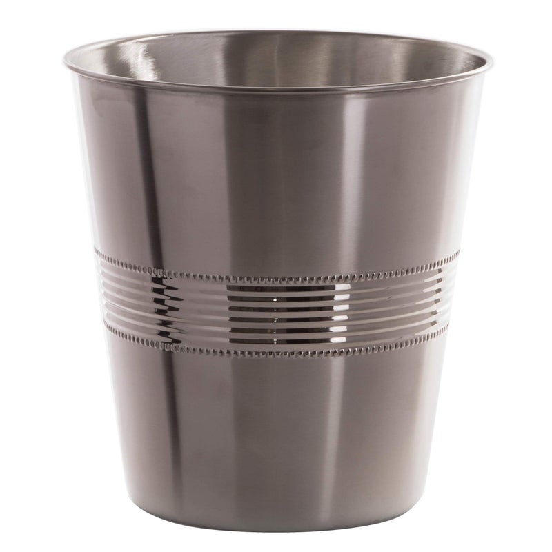BINO Metal Waste Basket for Home Office Bathroom Dorm Kitchen and More  Trash Can Bin for Bedroom  Desk Trash Can  Home Essentials