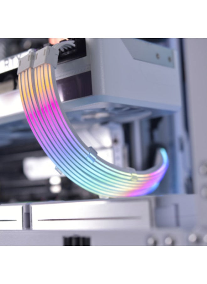 LIAN LI - STRIMER PLUS V2 8 Pin Addressable RGB VGA power cable-(No Controller Included )-- Strimer Plus V2 8 pin, G89.PW8-PV2.00 - Image 1