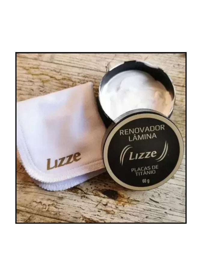 Lizze Hair Equipment Cleaning Cream 60g Lizze Titanium Polishing Cleaning Kit for Flat Ironing Boards Professional Hair Tool Maintenance Set - Image 3