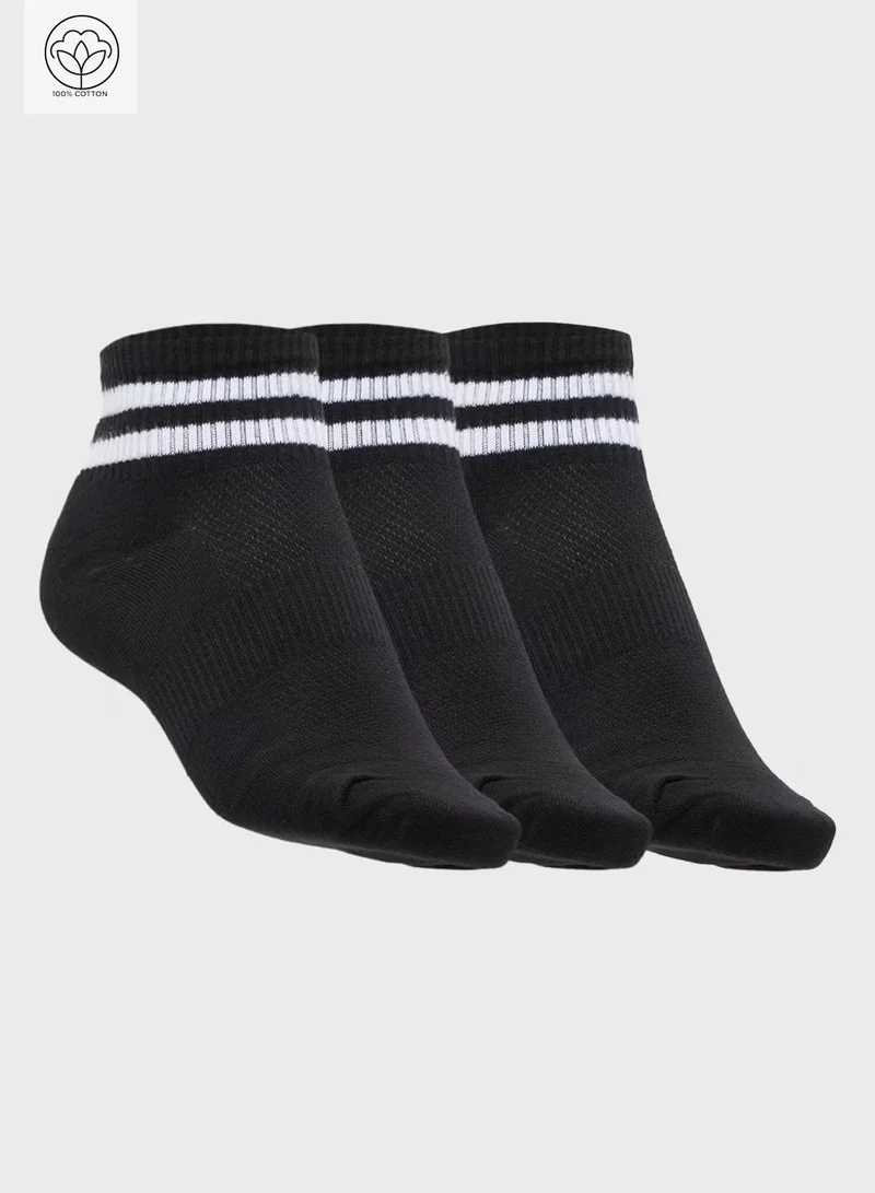 Ginger 3PK Cotton Ankle Socks