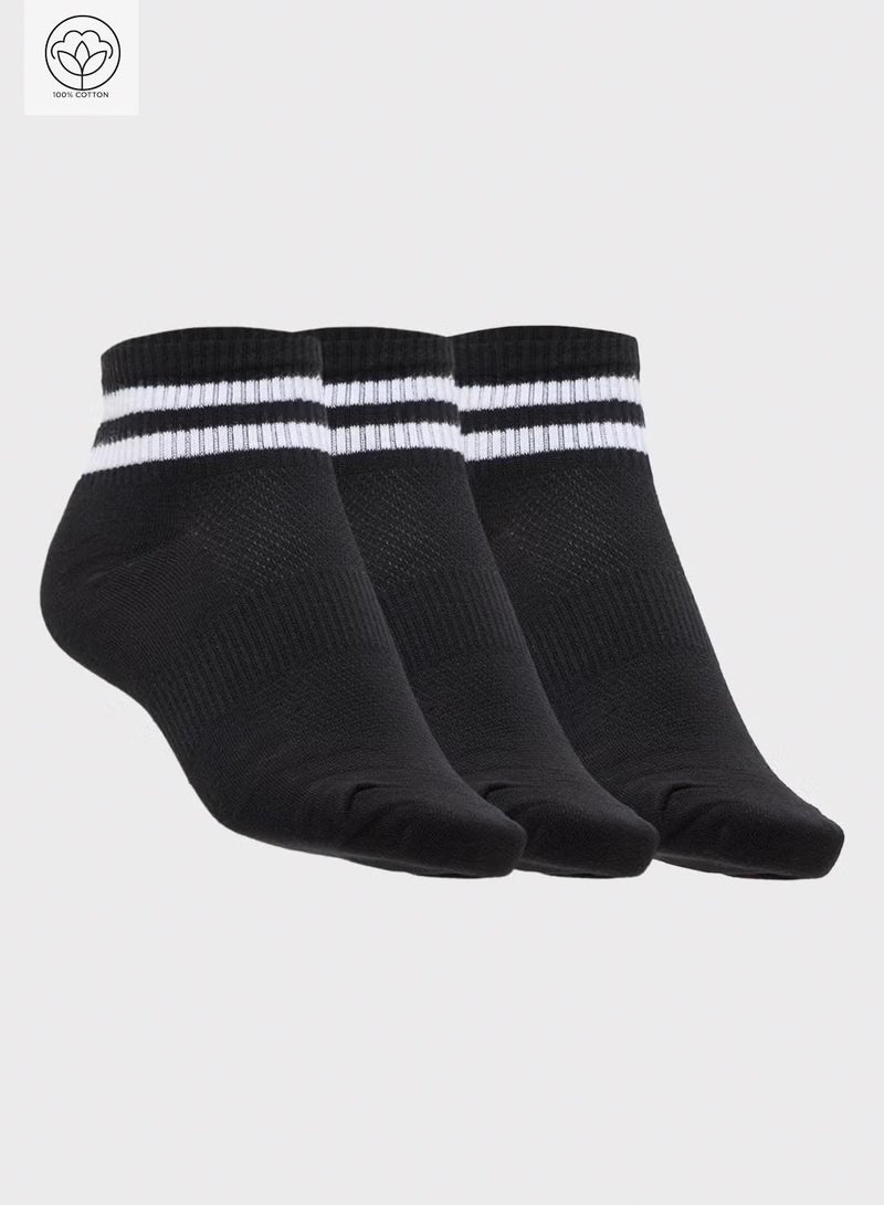 جينجر ثلاث جوارب قطنية للكاحل - Image 1