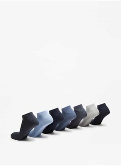 LBL by Shoexpress Men Solid Ankle Length Socks - Set of 7  - Image 3
