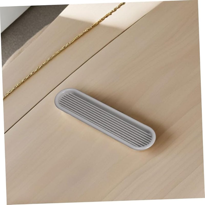 Gray Vent Cover Set of 4 Decorative Grilles for Ceiling Wall Floor Cabinets Wardrobe Bathroom Kitchen - Image 5