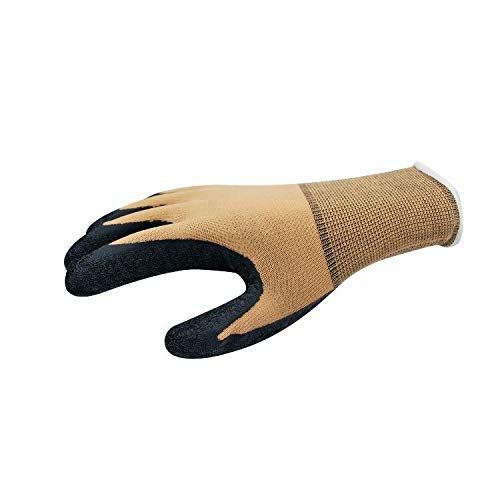 SSWW SSWW Multipurpose HeavyDuty Reusable Washable Coated Work Safety Hand Gloves For Gardening Industrial Agricultural Cleaning For Men Women Crinkle Coating Glove Hand Protection Safety Industrial Gloves Hand Gloves For Mechanical Risk Coated Work Gloves For Industrial Safety AntiCut Protection Hand Safety Gloves Ideal For Construction Material Handling Industrial Safety Nylon Anti Cut Resistant Hand Gloves Color Brown Pack Of 2 Pair  - Image 4