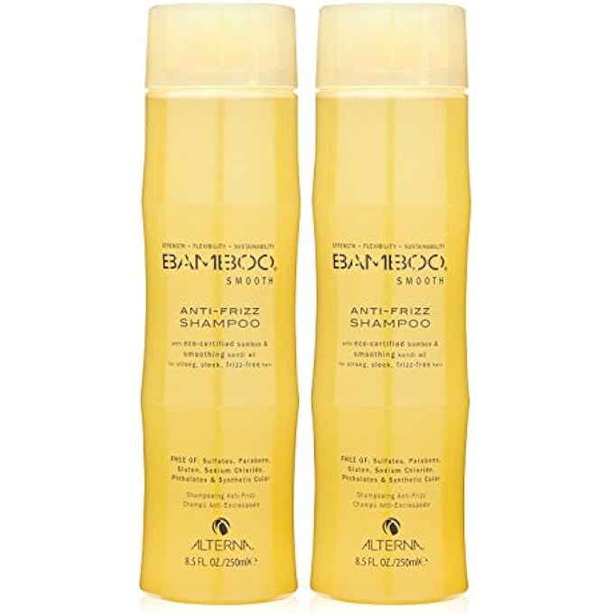 ALTERNA SMOOTH ANTI-FRIZZ SHAMPOO, 8.5-OUNCE (2-PACK)