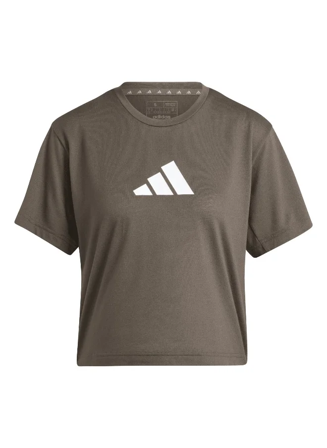 Adidas adidas Tr-Es Bl Tee Green Training T-Shirts 2XS