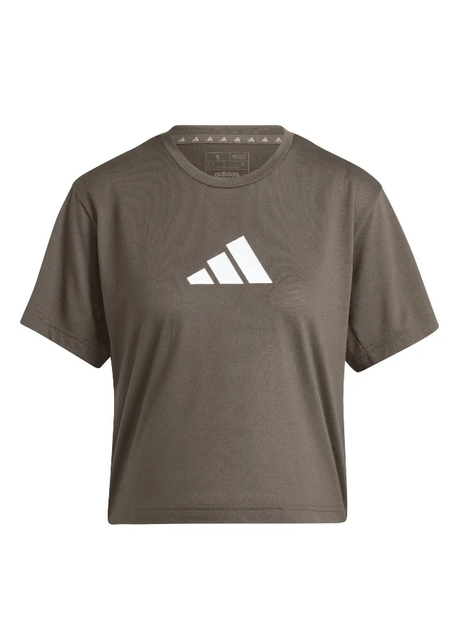 Adidas adidas Tr-Es Bl Tee Green Training T-Shirts 2XS