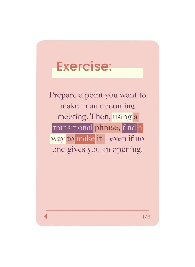 Make Your Voice Heard: A Deck of 72 Tips and Techniques for Effective Com