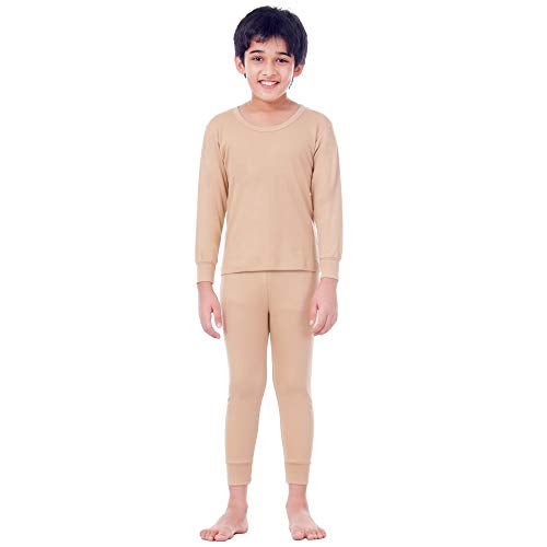 Splash - Baby (Unisex) Winter wear Set - Upper & Lower, Round Neck, Full Sleeve (Wood, 45Cms. - 6Months to 1 Year) - Image 1