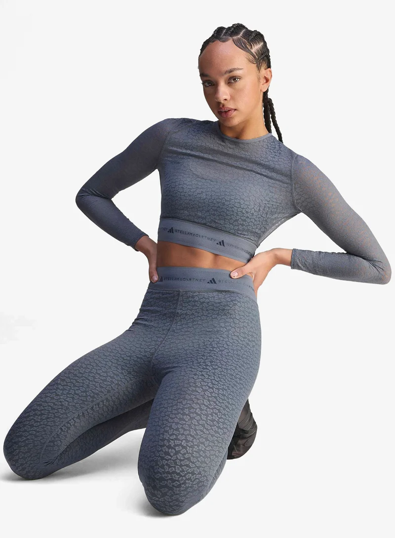 Adidas By Stella McCartney ONIX Stella Mccartney 7/8 Lace Leggings for Women | Best Price UAE