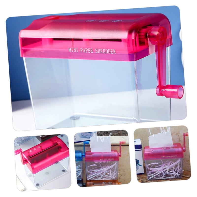 Compact Manual Document Shredder Handheld for Home and Office Use Easy to Operate - Image 3