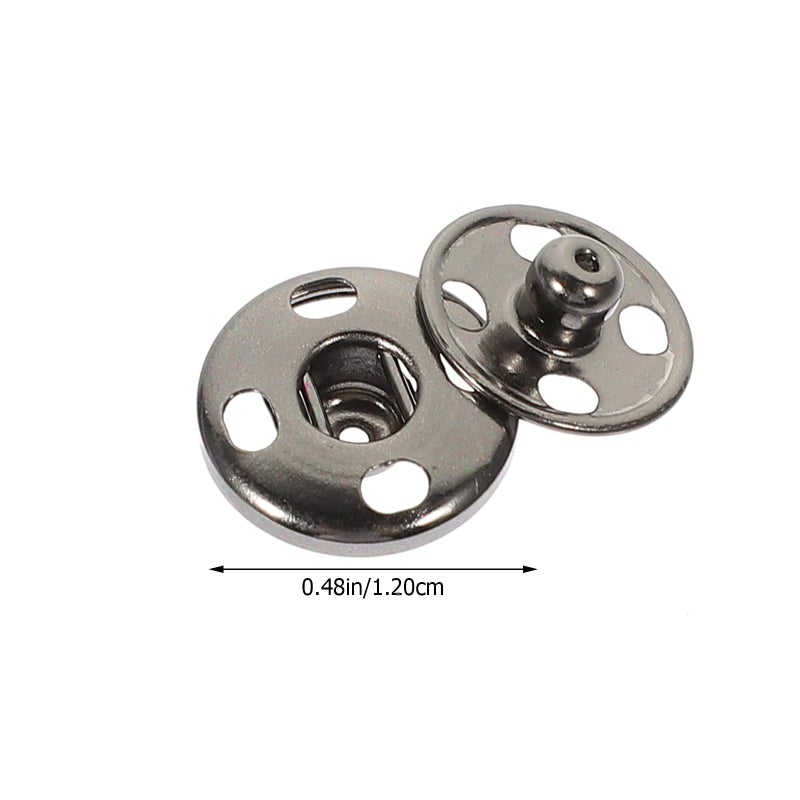 Brass Snap Buttons Set For Clothes Sewing Kit In 2 Colors Garment Fasteners For Jackets Pants DIY - Image 3