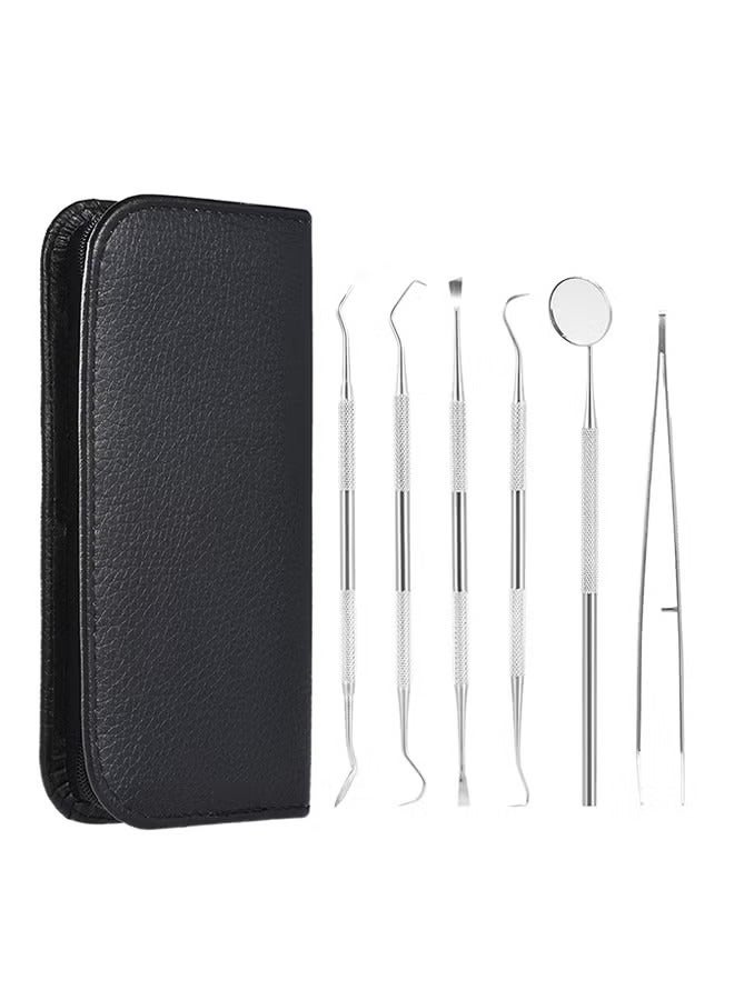 ORiTi ORiTi 6-piece Mirror Odontoscope Tooth Scraper Waxing Carving Kit for Dental Care - Image 1