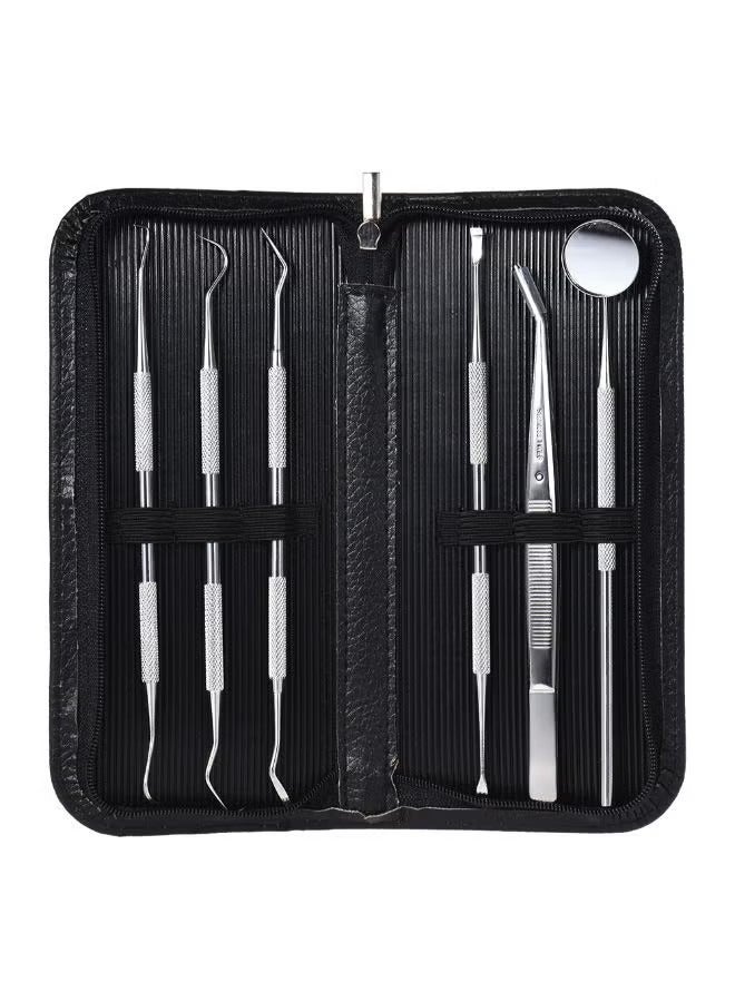 ORiTi ORiTi 6-piece Mirror Odontoscope Tooth Scraper Waxing Carving Kit for Dental Care - Image 2