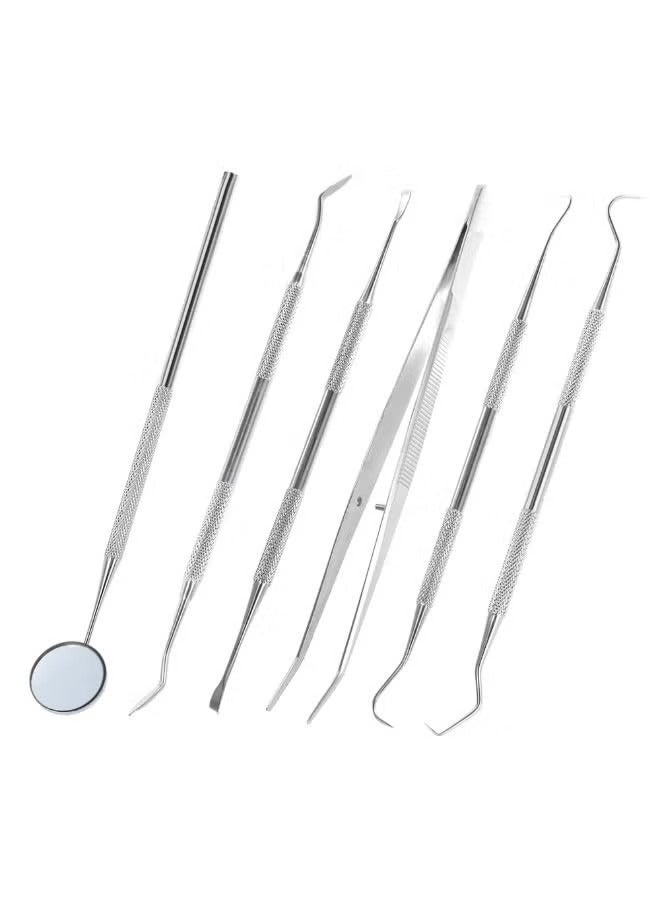 ORiTi ORiTi 6-piece Mirror Odontoscope Tooth Scraper Waxing Carving Kit for Dental Care - Image 3