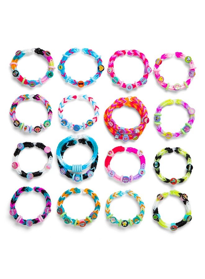 راينبو لووم نول قوس قزح: Beadmoji Deluxe - طقم أساور مطاطية وخرزية DIY - يتضمن 2200 سوار و340 خرزة، تصميم وإنشاء، للأعمار من 7 سنوات فما فوق - Image 5