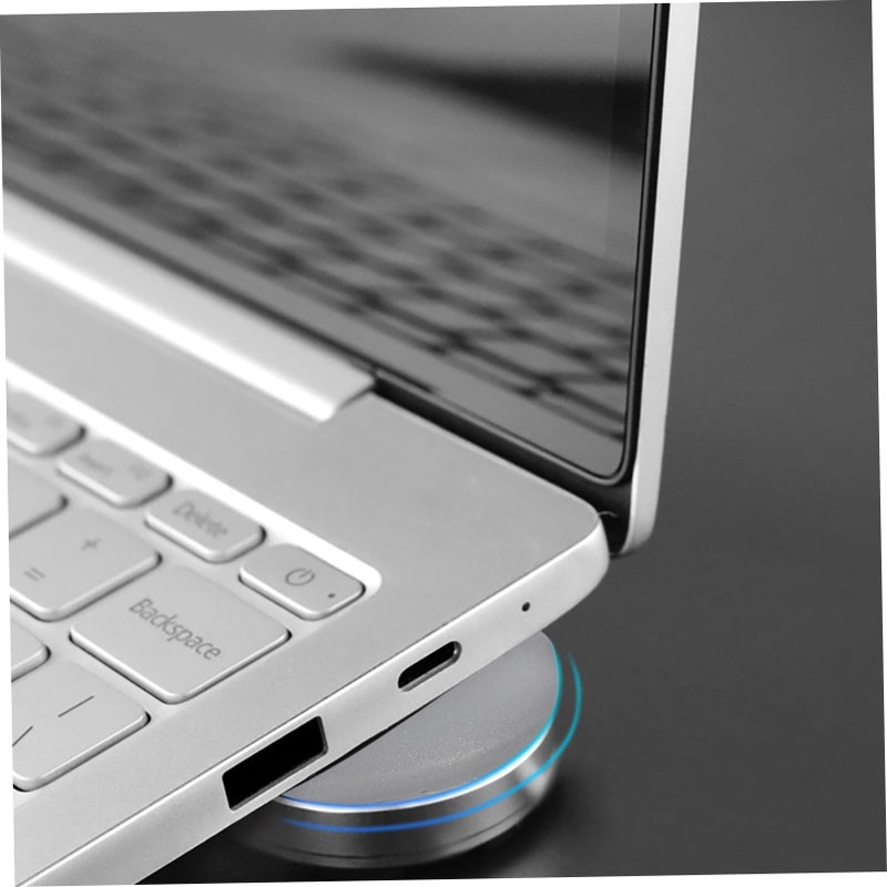 2 Pcs Aluminum Laptop Stand Vertical Riser For Air Cooling Desk Accessory - Image 4