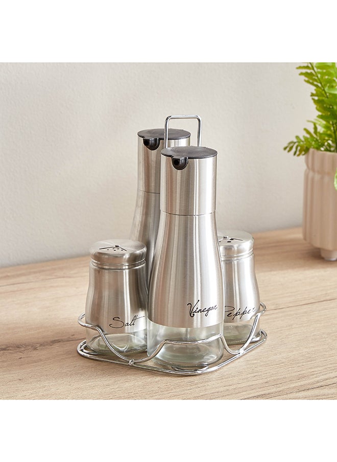 Home Box Feast 5-Piece Condiment Set 14.8 x 22.6 x 14.8 cm  - Image 3