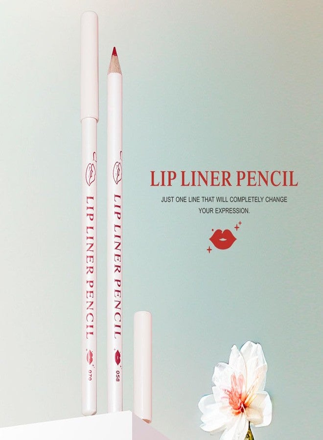 FIRSTZON Lip Liner Pencil set of 12, Long Lasting, Smooth Application, Multiple Shades - Image 2
