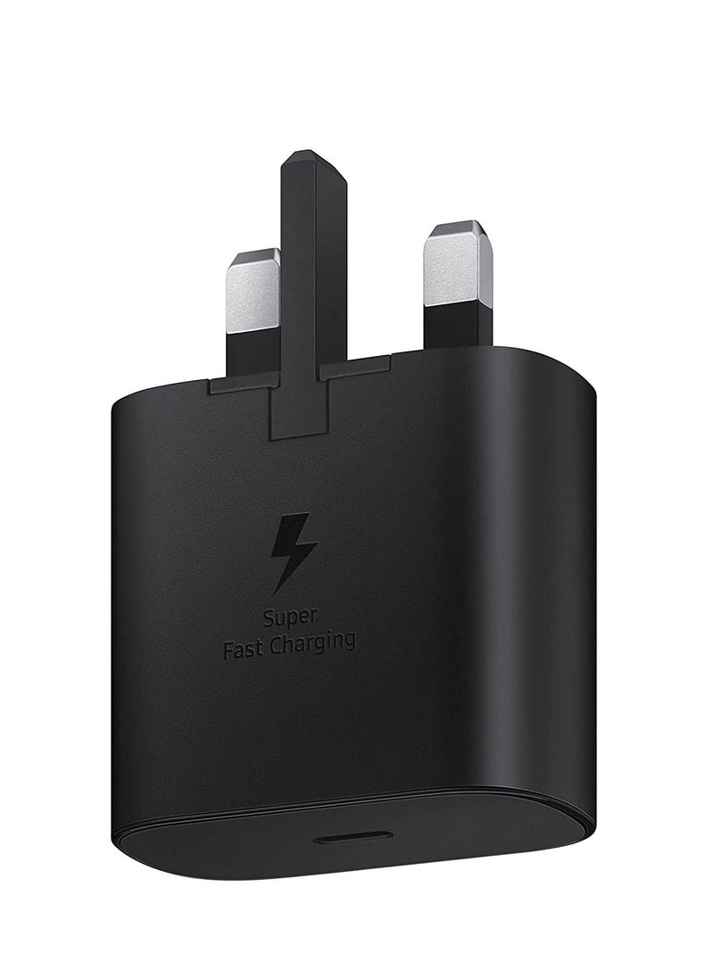 Mobile Phone Chárgérs - 45W Chárgér compatible sámsung Type C Original Fast Chárgér for sámsung Gáláxy F62 S21 Plus M51 S21 5G Cargador USB C Adápter US/EU/UK Plúg (UK black) - Image 3