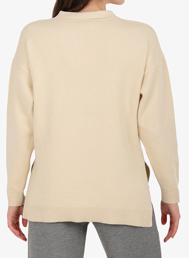 Carina Relaxed Fit Side-Slit Pullover - Image 3