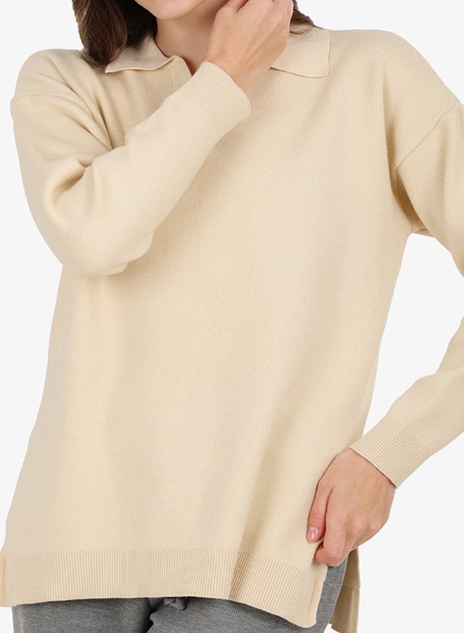 Carina Relaxed Fit Side-Slit Pullover - Image 1