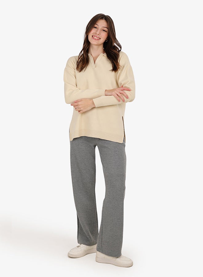 Carina Relaxed Fit Side-Slit Pullover - Image 4