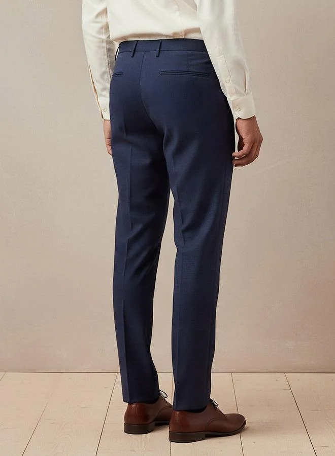 Splash FAV NAVY Men Slim Fit Formal Trousers for Men | Best Price UAE