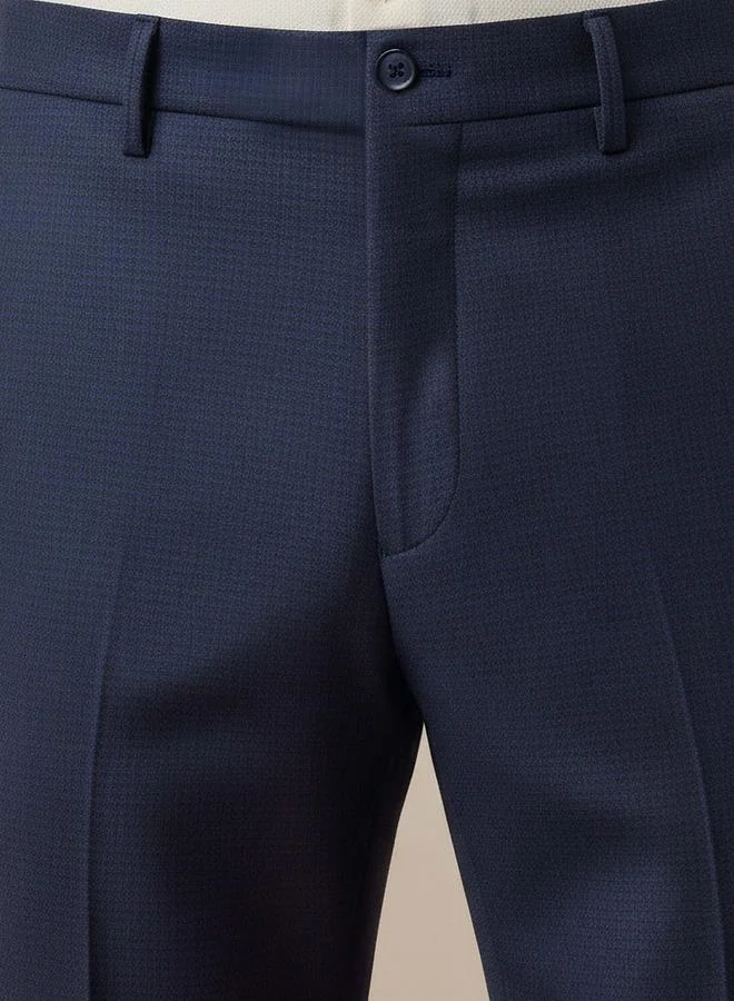 Splash FAV NAVY Men Slim Fit Formal Trousers for Men | Best Price UAE