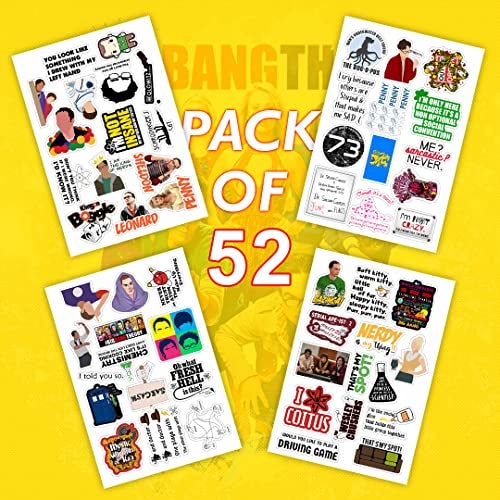 CodersParadise 50 Big Bang Aesthetic Stickers | Waterproof Vinyl Self-Adhesive Sticker Pack for Laptop, Journal, Diary, Bike Helmet, Guitar, Mobile Case – 5.1 x 7.6 cm - Image 4