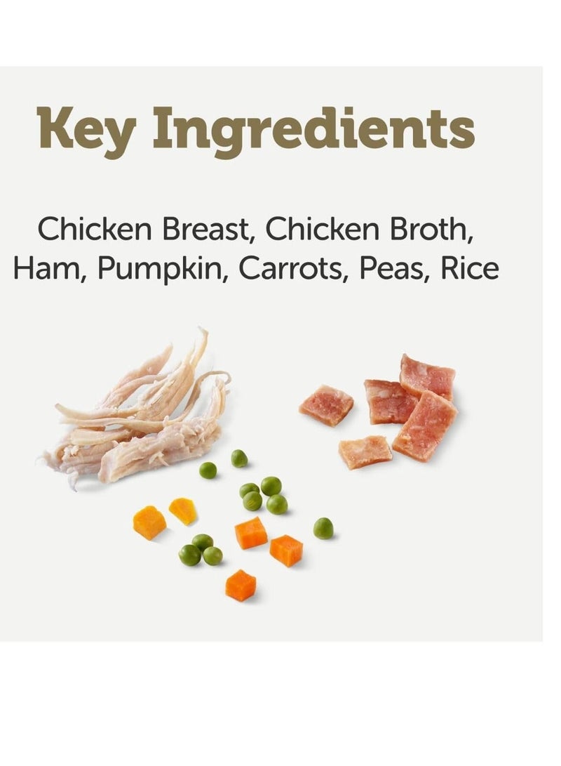 Applaws 10PC Taste Topper in Broth Chicken Ham Dog Tin Wet Food 156g - Image 3