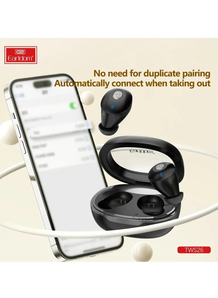 Earldom BT5.1 Mini Wireless Earbuds – Immersive Stereo Sound, TWS Bluetooth 5.1 Earphones for Mobile Phones - Image 4