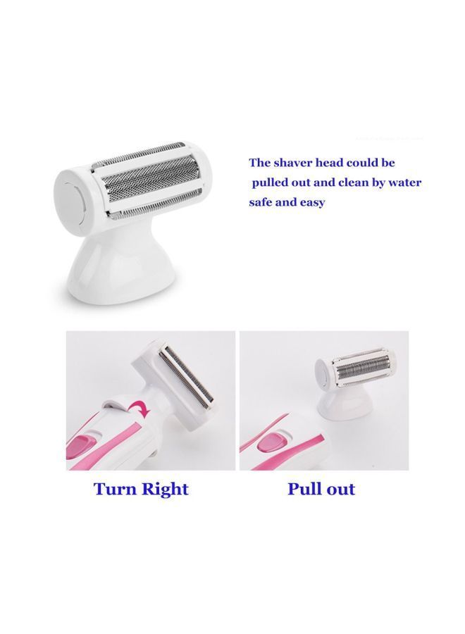 NIBEMINENT Rechargeable Electric Shaver Pink/White - Image 5