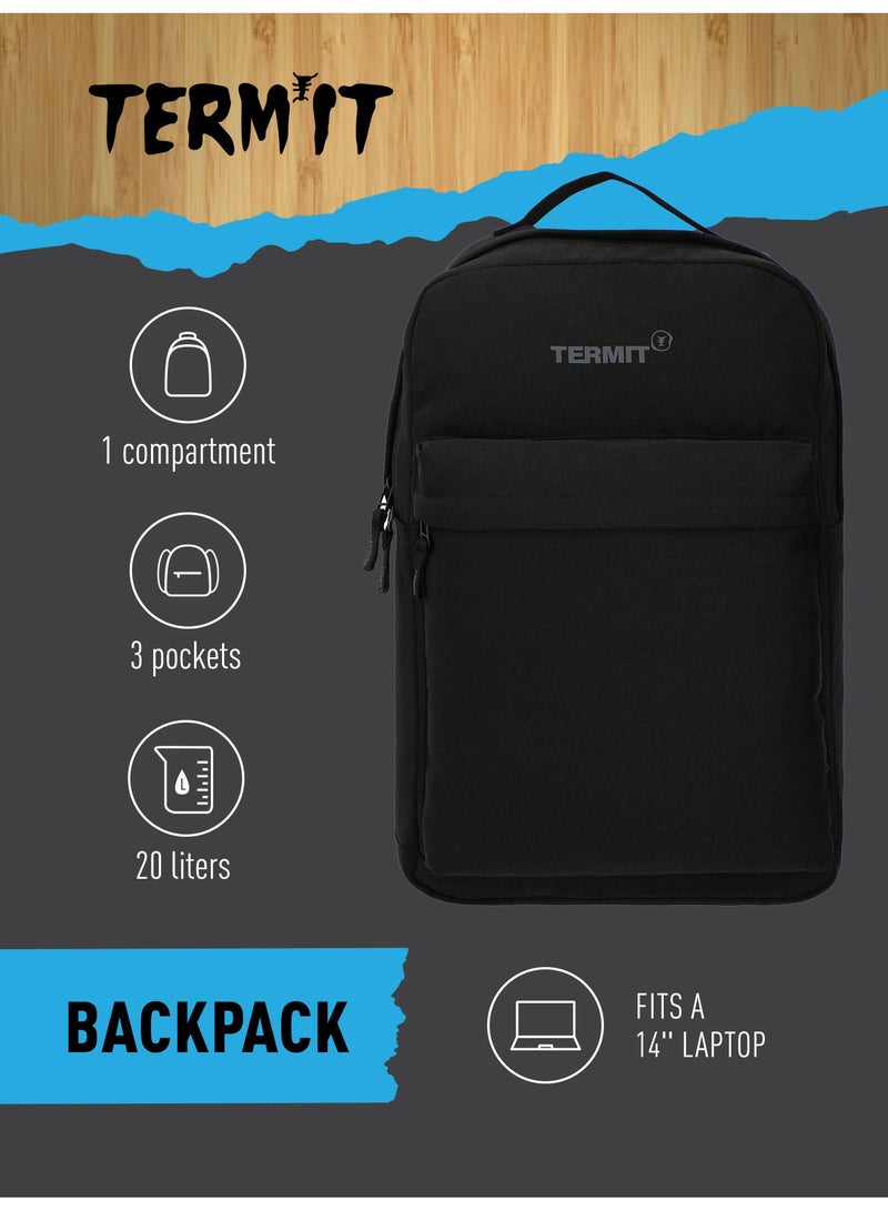 Termit Termit Outdoor Backpack – Functional Backpack with Laptop Compartment, Adjustable Straps & Compact Design for Outdoor Adventures  - Image 2