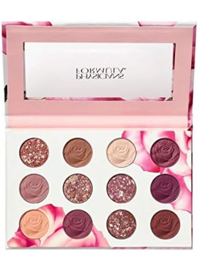 Physician's Formula Rosé All Play Eyeshadow Bouquet Ultra Pigmented Eyeshadow Palette with Shimmers Mattes and Satins Soft and Creamy Texture Wet and Dry Application Rosé - Image 4