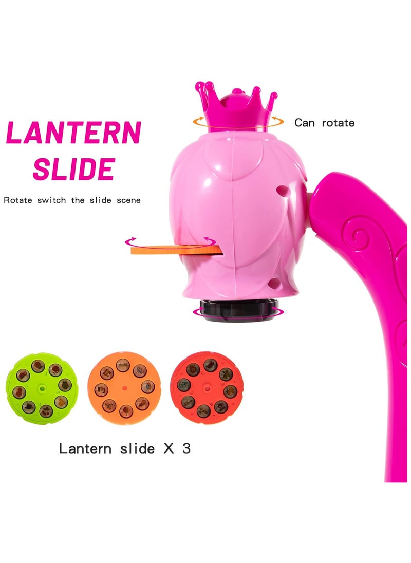 Projector Learning and Drawing Toy Set, Kids' Drawing Projector Desk, Smart Educational Projector with Music and Lights.
