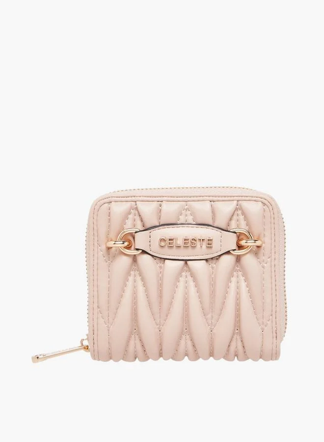 سيليست Quilted Zip Around Wallet
