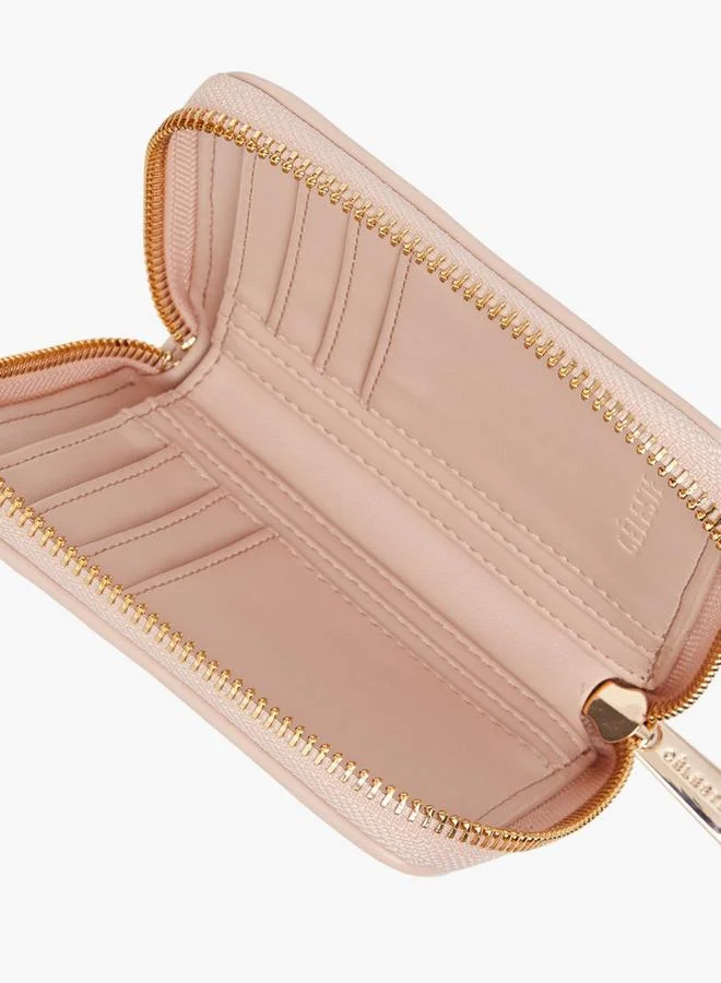 Celeste PINK Quilted Zip Around Wallet for Women | Best Price UAE