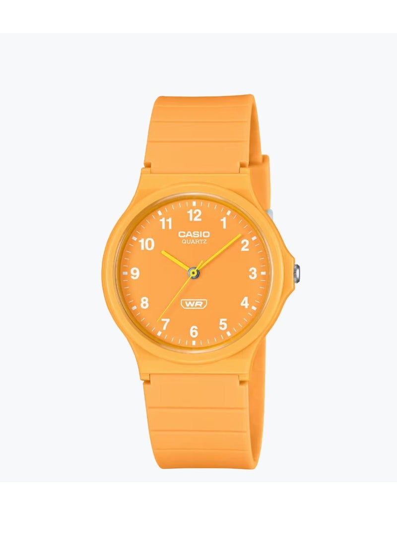 CASIO Analog Resin Band Round Shape Wrist Watch MQ-24B-9BDF - Image 1