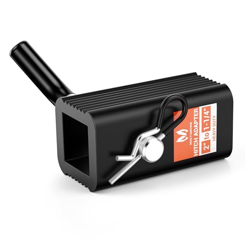 MICTUNING مجموعة محول استقبال مقطورة MICTUNING من 2 بوصة إلى 1-1/4 بوصة، محول تقليل مقطورة من 2 بوصة من الفئة III/IV إلى 1.25 بوصة من الفئة I/II مع دبوس ومشبك - Image 1