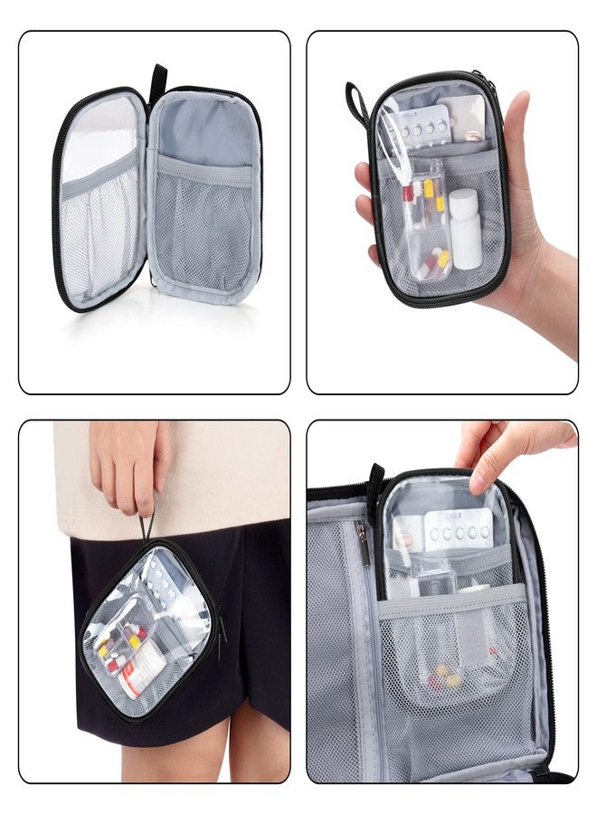 Trunab Medicine Storage and Organizer Bag Empty, Pill Bottle Organizer with Portable Small Pouch, Home First Aid Box for Emergency Medication, Supplements or Medical Kits (Bag Only)(Patent Design) - Image 3