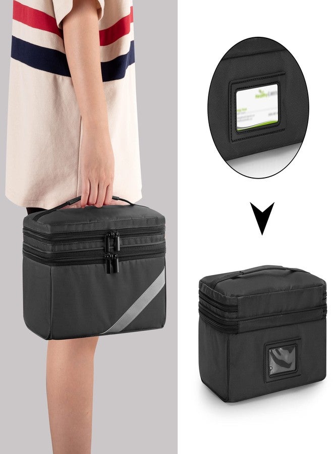 Trunab Medicine Storage and Organizer Bag Empty, Pill Bottle Organizer with Portable Small Pouch, Home First Aid Box for Emergency Medication, Supplements or Medical Kits (Bag Only)(Patent Design) - Image 5