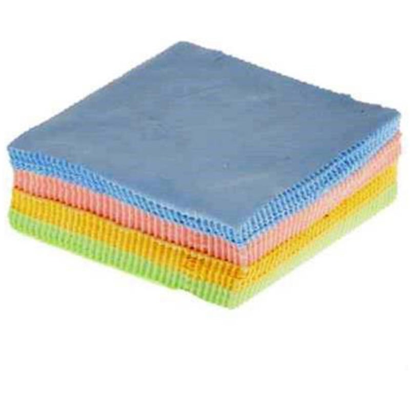 CRIBA Imported 100Pcs Microfiber Sunglasses Eyeglasses Glasses Cleaning Cloth Lens Cleaner (Pack of 1) - C - Image 2