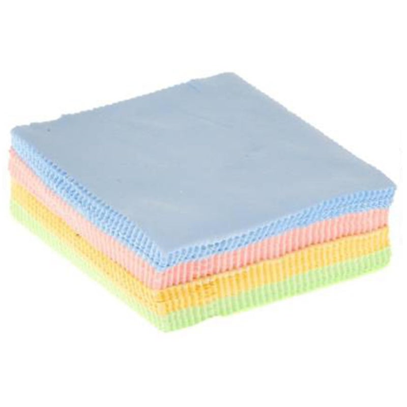 CRIBA Imported 100Pcs Microfiber Sunglasses Eyeglasses Glasses Cleaning Cloth Lens Cleaner (Pack of 1) - C - Image 4